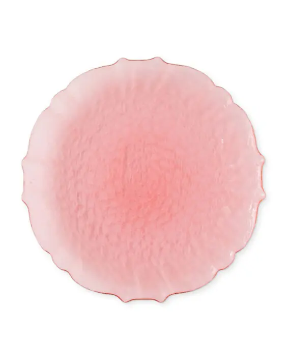 Scallop Glass Charger